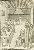 An illustration from Le vray et methodique cours de la physique resolutiue, vulgairement dite chymie : representé par figures generales & particulieres : pour connoistre la theotechnie ergocosmique, c'est à dire, l'art de Dieu, en l'ouurage de l'vniuers (1653)