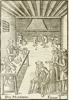 An illustration from Le vray et methodique cours de la physique resolutiue, vulgairement dite chymie : representé par figures generales & particulieres : pour connoistre la theotechnie ergocosmique, c'est à dire, l'art de Dieu, en l'ouurage de l'vniuers (1653)