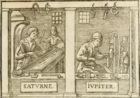 An illustration from Le vray et methodique cours de la physique resolutiue, vulgairement dite chymie : representé par figures generales & particulieres : pour connoistre la theotechnie ergocosmique, c'est à dire, l'art de Dieu, en l'ouurage de l'vniuers (1653)