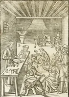 An illustration from Le vray et methodique cours de la physique resolutiue, vulgairement dite chymie : representé par figures generales & particulieres : pour connoistre la theotechnie ergocosmique, c'est à dire, l'art de Dieu, en l'ouurage de l'vniuers (1653)