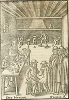 An illustration from Le vray et methodique cours de la physique resolutiue, vulgairement dite chymie : representé par figures generales & particulieres : pour connoistre la theotechnie ergocosmique, c'est à dire, l'art de Dieu, en l'ouurage de l'vniuers (1653)