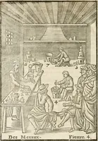 An illustration from Le vray et methodique cours de la physique resolutiue, vulgairement dite chymie : representé par figures generales & particulieres : pour connoistre la theotechnie ergocosmique, c'est à dire, l'art de Dieu, en l'ouurage de l'vniuers (1653)