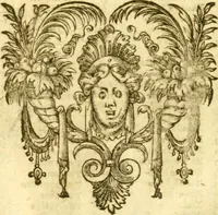 An illustration from Lexicon graecolatinum : seu, Epitome Thesauri graecae linguae ab Henrico Stephano constructi, quae hactenus sub nomine Ioh: Scapulae prodiit: lexicon sanè ultra praecedentes editiones, innumeris dictionibus, è probatis autoribus petitis, locupletatum .. (1616)