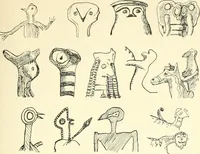 An illustration from L'expression des sentiments dans l'art grec : les facteurs expressifs (1914)