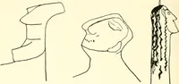 An illustration from L'expression des sentiments dans l'art grec : les facteurs expressifs (1914)