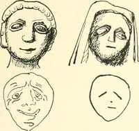 An illustration from L'expression des sentiments dans l'art grec : les facteurs expressifs (1914)