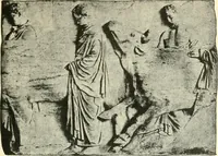 An illustration from L'expression des sentiments dans l'art grec : les facteurs expressifs (1914)