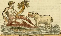 Picture 26 of 29 from L'histoire naturelle des estranges poissons marins, avec la vraie peincture & description du daulphin, & de plusieurs autres de son espece (1551), leaf 106