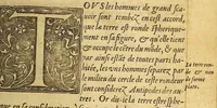 An illustration from L'histoire vniuerselle du monde, : contenant l'entiere description & situation des quatre parties de la terre, la diuisio[n] & estenduë d'vne chacune region & prouince d'icelles. : Ensemble l'origine & particulieres mœurs, loix, coustumes, religion, & ceremonies, de toutes les nations, & peuples par qui elles sont habitées. : Diuisee en quatre liures. (1572)