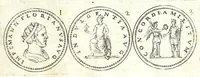 An illustration from L'historia avgvsta da Givlio Cesare a Constantino il Magno (1685)