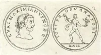 An illustration from L'historia avgvsta da Givlio Cesare a Constantino il Magno (1685)