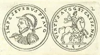 An illustration from L'historia avgvsta da Givlio Cesare a Constantino il Magno (1685)