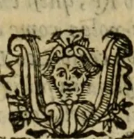 An illustration from L'historia ecclesiastica della rivolvzion d'Inghilterra : divisa in libri qvattro, ne' qvali si tratta di qvello ch'e avvenvto in quell'isola, da chè Arrigo Ottauo cominciò à pensare di ripudiar Caterina sua legittima moglie, infino à quest'vltimi anni di Lisabetta, vltima sua figliuola (1594)