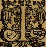 An illustration from L'historia ecclesiastica della rivolvzion d'Inghilterra : divisa in libri qvattro, ne' qvali si tratta di qvello ch'e avvenvto in quell'isola, da chè Arrigo Ottauo cominciò à pensare di ripudiar Caterina sua legittima moglie, infino à quest'vltimi anni di Lisabetta, vltima sua figliuola (1594)