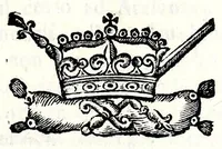 An illustration from L'horto dell' Esperidi : picciol drama in musica per introduzione ad vna festa da ballo in occasion delle nozze degl' illustrissimi ss. marchesi Annibale Romei e d' Ippolita Rondinelli : nel teatro del sig. marchese Pio Enea degl' Obizzi in Ferrara : dedicato alli sudetti sposi (1667)