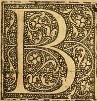 An illustration from L'Hystoire des devx nobles et tres vaillans chevaliers nommez Milles et Amys, : Lesquels en leur viuant furent plains de grandes proësses. Contenant plusieurs et diuerses matieres, comme vous pourrez veoir cy apres (1611)