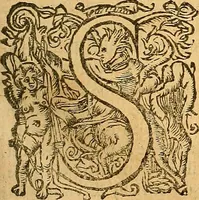 An illustration from L'Hystoire des devx nobles et tres vaillans chevaliers nommez Milles et Amys, : Lesquels en leur viuant furent plains de grandes proësses. Contenant plusieurs et diuerses matieres, comme vous pourrez veoir cy apres (1611)