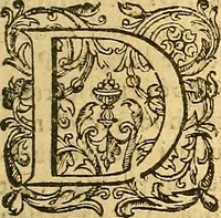 An illustration from L'Hystoire des devx nobles et tres vaillans chevaliers nommez Milles et Amys, : Lesquels en leur viuant furent plains de grandes proësses. Contenant plusieurs et diuerses matieres, comme vous pourrez veoir cy apres (1611)
