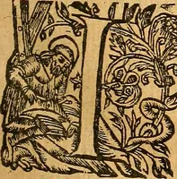 An illustration from L'Hystoire des devx nobles et tres vaillans chevaliers nommez Milles et Amys, : Lesquels en leur viuant furent plains de grandes proësses. Contenant plusieurs et diuerses matieres, comme vous pourrez veoir cy apres (1611)