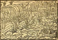 Picture 36 of 69 from L'Hystoire des devx prevx tres nobles et tres-vaillans chevaliers Valentin et Orson : fils de l'Empereur de Grece, & nepueux du tres-vaillant & tres-Chrestien Roy de France, Pepin. Contenant plusieurs & diuerses matieres, comme vous pourrez veoir cy apres (1614), leaf 123