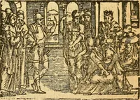 Picture 40 of 69 from L'Hystoire des devx prevx tres nobles et tres-vaillans chevaliers Valentin et Orson : fils de l'Empereur de Grece, & nepueux du tres-vaillant & tres-Chrestien Roy de France, Pepin. Contenant plusieurs & diuerses matieres, comme vous pourrez veoir cy apres (1614), leaf 130