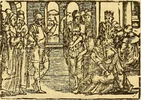 Picture 6 of 69 from L'Hystoire des devx prevx tres nobles et tres-vaillans chevaliers Valentin et Orson : fils de l'Empereur de Grece, & nepueux du tres-vaillant & tres-Chrestien Roy de France, Pepin. Contenant plusieurs & diuerses matieres, comme vous pourrez veoir cy apres (1614), leaf 17