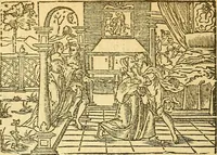 Picture 64 of 69 from L'Hystoire des devx prevx tres nobles et tres-vaillans chevaliers Valentin et Orson : fils de l'Empereur de Grece, & nepueux du tres-vaillant & tres-Chrestien Roy de France, Pepin. Contenant plusieurs & diuerses matieres, comme vous pourrez veoir cy apres (1614), leaf 173