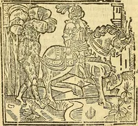 Picture 12 of 69 from L'Hystoire des devx prevx tres nobles et tres-vaillans chevaliers Valentin et Orson : fils de l'Empereur de Grece, & nepueux du tres-vaillant & tres-Chrestien Roy de France, Pepin. Contenant plusieurs & diuerses matieres, comme vous pourrez veoir cy apres (1614), leaf 33