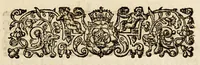 An illustration from A libell of Spanish lies: : found at the sacke of Cales, discoursing the fight in the West Indies, twixt the English nauie being fourteene ships and pinasses, and a fleete of twentie saile of the king of Spaines, and of the death of Sir Francis Drake. : With an answere briefely confuting the Spanish lies, and a short relation of the fight according to truth (1596)
