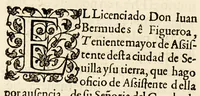 An illustration from A libell of Spanish lies: : found at the sacke of Cales, discoursing the fight in the West Indies, twixt the English nauie being fourteene ships and pinasses, and a fleete of twentie saile of the king of Spaines, and of the death of Sir Francis Drake. : With an answere briefely confuting the Spanish lies, and a short relation of the fight according to truth (1596)
