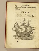 Picture 19 of 20 from A libell of Spanish lies: : found at the sacke of Cales, discoursing the fight in the West Indies, twixt the English nauie being fourteene ships and pinasses, and a fleete of twentie saile of the king of Spaines, and of the death of Sir Francis Drake. : With an answere briefely confuting the Spanish lies, and a short relation of the fight according to truth (1596), leaf 62