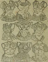 Picture 24 of 57 from Libellus artificiosus omnibus pictoribus, statuarijs, aurifabris, lapidicidis, arcularijs, laminarijs & cultrarijs fabris, sumopere utilis, nec à quae[que] antea uisus, nec prius editus (1539), leaf 29