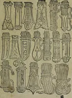 An illustration from Libellus artificiosus omnibus pictoribus, statuarijs, aurifabris, lapidicidis, arcularijs, laminarijs & cultrarijs fabris, sumopere utilis, nec à quae[que] antea uisus, nec prius editus (1539)