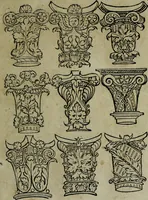 An illustration from Libellus artificiosus omnibus pictoribus, statuarijs, aurifabris, lapidicidis, arcularijs, laminarijs & cultrarijs fabris, sumopere utilis, nec à quae[que] antea uisus, nec prius editus (1539)