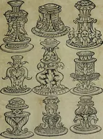 Picture 41 of 57 from Libellus artificiosus omnibus pictoribus, statuarijs, aurifabris, lapidicidis, arcularijs, laminarijs & cultrarijs fabris, sumopere utilis, nec à quae[que] antea uisus, nec prius editus (1539), leaf 48