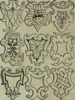 An illustration from Libellus artificiosus omnibus pictoribus, statuarijs, aurifabris, lapidicidis, arcularijs, laminarijs & cultrarijs fabris, sumopere utilis, nec à quae[que] antea uisus, nec prius editus (1539)