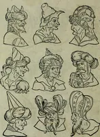 An illustration from Libellus artificiosus omnibus pictoribus, statuarijs, aurifabris, lapidicidis, arcularijs, laminarijs & cultrarijs fabris, sumopere utilis, nec à quae[que] antea uisus, nec prius editus (1539)