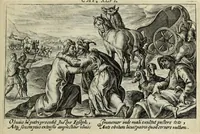 Picture 11 of 11 from Liber Genesis : aereis formis a Crispin Passaeo expressus versebusque tam Latinis quam Germanicis ornatus, sententijs ite[m] ex ss. patribus desumptis (1629), leaf 121