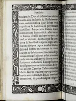 Picture 3 of 23 from Liber precationvm : qvas Carolvs Calvvs, imperator Hludouici Pij caesaris filius, sibi adolescenti pro quotidiano vsuante años vigintiquinq[ue] supra septingentos in vnum colligi & literis scribi aureis mandauit : in honorem et vsvm serenissimi principis Maximiliani ... : nunc primum in lucem editus & posteritati communicatus (1583), leaf 32