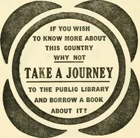 Picture 12 of 15 from Library advertising; "publicity" methods for public libraries, library-work with children, rural library schemes, &c., with a chapter on the cinema and library (1921), leaf 115