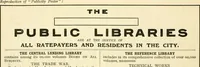 An illustration from Library advertising; "publicity" methods for public libraries, library-work with children, rural library schemes, &c., with a chapter on the cinema and library (1921)