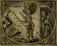 Picture 6 of 22 from Libretto d'imagini e di brevi meditationi sopra li sette peccati capitali, e le virtù à loro contrarie : si da ancora vna breve cognitione de' vitij per fuggirli, e delle virtù per acquistarle (1600), leaf 26
