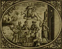 Picture 10 of 22 from Libretto d'imagini e di brevi meditationi sopra li sette peccati capitali, e le virtù à loro contrarie : si da ancora vna breve cognitione de' vitij per fuggirli, e delle virtù per acquistarle (1600), leaf 42