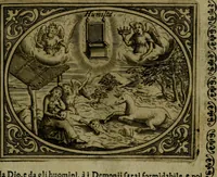 Picture 14 of 22 from Libretto d'imagini e di brevi meditationi sopra li sette peccati capitali, e le virtù à loro contrarie : si da ancora vna breve cognitione de' vitij per fuggirli, e delle virtù per acquistarle (1600), leaf 56