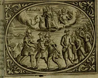 Picture 16 of 22 from Libretto d'imagini e di brevi meditationi sopra li sette peccati capitali, e le virtù à loro contrarie : si da ancora vna breve cognitione de' vitij per fuggirli, e delle virtù per acquistarle (1600), leaf 64