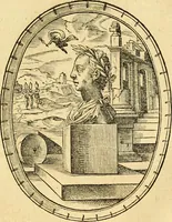 An illustration from Libri quatuor de scrupulis chronologor[um] in quibus non solum calculus sacræ scripturæ cum serie quatuor monarchiarum, & olympiadibus Græcorum, atq[ue] annis ab urbe Roma condita pulcherrima harmonia conciliatur : sed etiam quam plurimi et difficilimi scrupuli, qui hactenus in hanc harmoniam irrepserant, multosq[ue] antiquitatis & veritatis diligentissimos inquisitores non parum torserant, ita eximuntur, ut maiore cum luce, fructu & voluptate tam sacræ quàm prophanæ historiæ ab omnibus legi possint (1575)