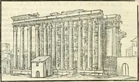 An illustration from Libri qvattro dell'antichita della citta di Roma : raccolte sotto brevita da diversi antichi et moderni scrittori (1565)