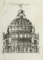 An illustration from Libro d'Antonio Labacco appartenente a l'architettvra nel qval si figvrano alcvne notabili antiqvita di Roma (1570)