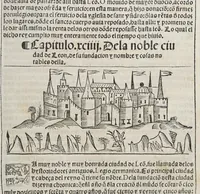 An illustration from Libro de grandezas y cosas memorables de España (1549)