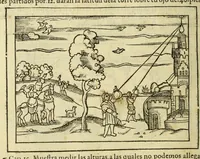 An illustration from Libro de la cosmographia (1548)